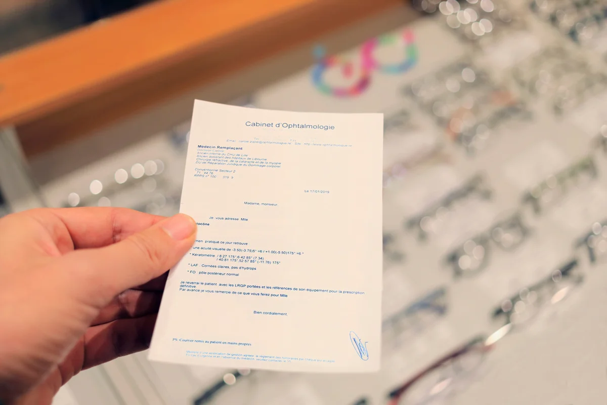 prescription opthalmo