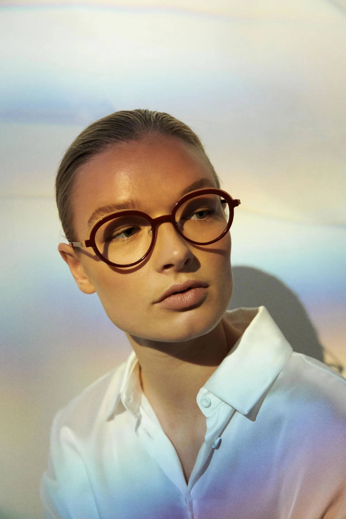 monture ronde femme fleye eyewear