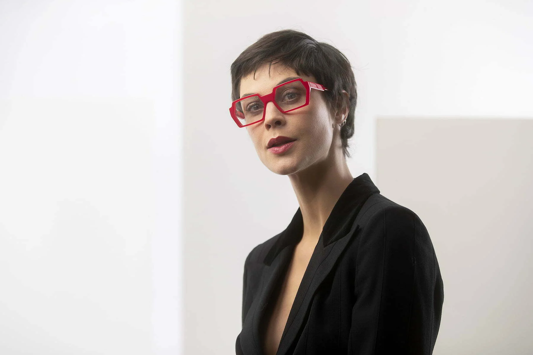 lunettes rouge henau