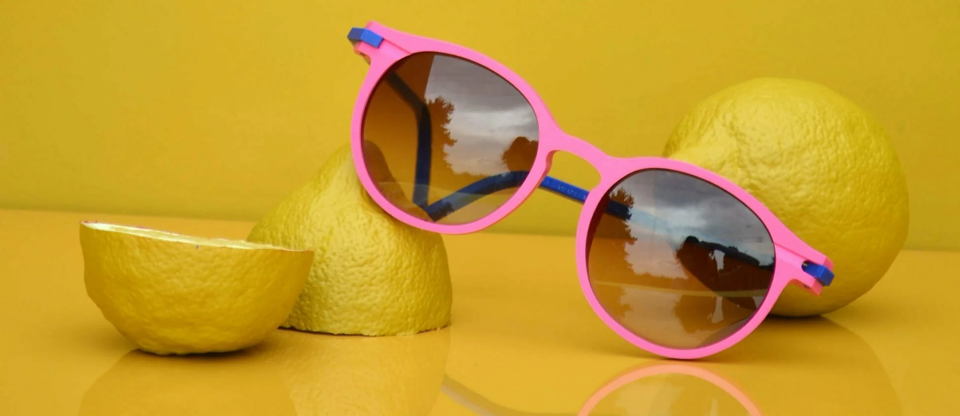 lunettes rose plasticdelux 