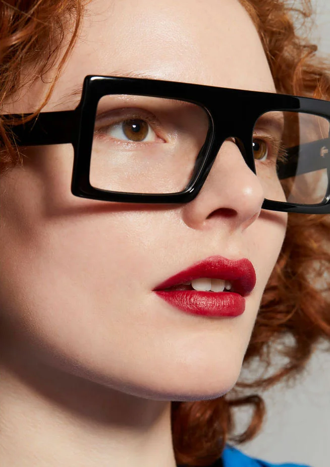 lunettes droites rectangulaire noires selima optique